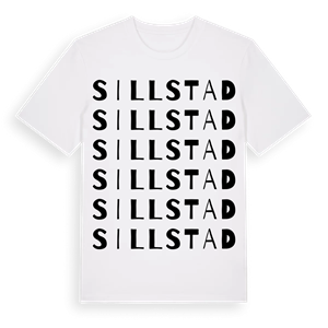 Sillstad ordlek t-shirt – ekologisk bomull t-shirt från Pinshirt