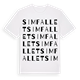 Simfallet ordlek t-shirt