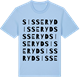 Blue Soul t-shirt med Sisseryd ordlek t-shirt