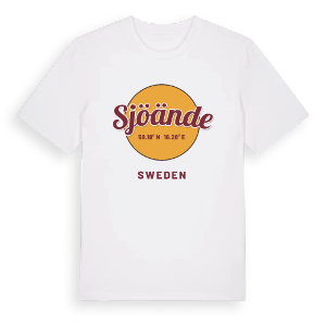 Sjöände cirkel t-shirt – ekologisk bomull t-shirt från Pinshirt