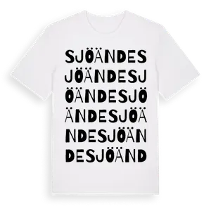 Sjöände ordlek t-shirt – ekologisk bomull t-shirt från Pinshirt