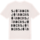 Vintage White t-shirt med Sjöänden ordlek t-shirt