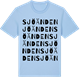 Blue Soul t-shirt med Sjöänden ordlek t-shirt