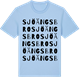 Blue Soul t-shirt med Sjöängsbro ordlek t-shirt