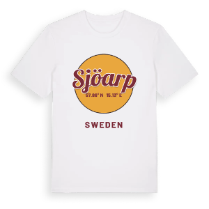 Sjöarp cirkel t-shirt – ekologisk bomull t-shirt från Pinshirt
