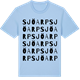 Blue Soul t-shirt med Sjöarp ordlek t-shirt