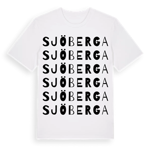 Sjöberga ordlek t-shirt – ekologisk bomull t-shirt från Pinshirt