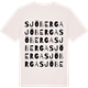 Vintage White t-shirt med Sjöberga ordlek t-shirt