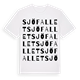 Sjöfallet ordlek t-shirt