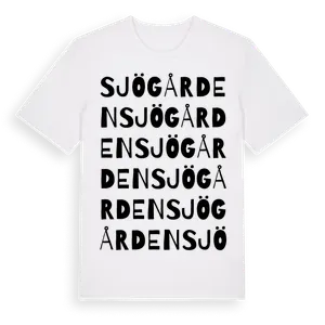 Sjögården ordlek t-shirt – ekologisk bomull t-shirt från Pinshirt