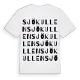 Sjökullen ordlek t-shirt