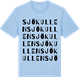 Blue Soul t-shirt med Sjökullen ordlek t-shirt
