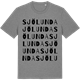 Mid Heather Gray t-shirt med Sjölunda ordlek t-shirt