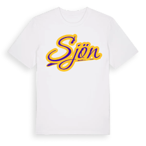 Sjön baseball t-shirt – ekologisk bomull t-shirt från Pinshirt