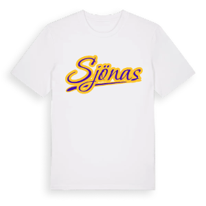 Sjönas baseball t-shirt – ekologisk bomull t-shirt från Pinshirt