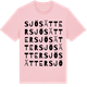 Pink Cotton t-shirt med Sjösätter ordlek t-shirt