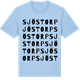Blue Soul t-shirt med Sjöstorp ordlek t-shirt