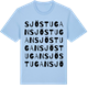 Blue Soul t-shirt med Sjöstugan ordlek t-shirt