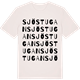 Vintage White t-shirt med Sjöstugan ordlek t-shirt