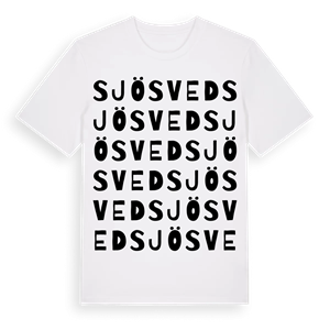 Sjösved ordlek t-shirt – ekologisk bomull t-shirt från Pinshirt