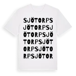 Sjötorp ordlek t-shirt – ekologisk bomull t-shirt från Pinshirt