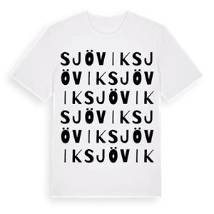 Sjövik ordlek t-shirt – ekologisk bomull t-shirt från PinShirt