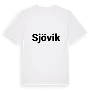 Sjövik fetstil t-shirt – ekologisk bomull t-shirt från PinShirt