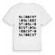 Skäggestad ordlek t-shirt