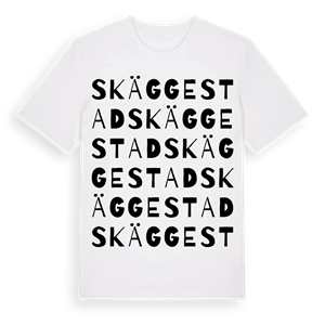 Skäggestad ordlek t-shirt – ekologisk bomull t-shirt från Pinshirt