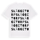Skäggetorp ordlek t-shirt