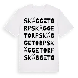 Skäggetorp ordlek t-shirt – ekologisk bomull t-shirt från Pinshirt