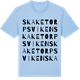Blue Soul t-shirt med Skaketorpsviken ordlek t-shirt