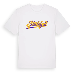 Skålefall baseball t-shirt – ekologisk bomull t-shirt från Pinshirt