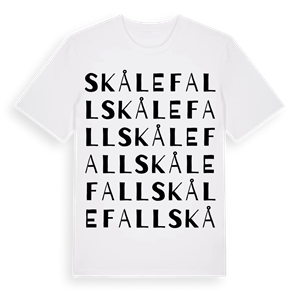 Skålefall ordlek t-shirt – ekologisk bomull t-shirt från Pinshirt