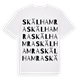 Skälhamra ordlek t-shirt