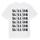 White t-shirt med Skälläng ordlek t-shirt