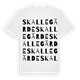 Skallegärde ordlek t-shirt