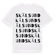 Skälsund ordlek t-shirt