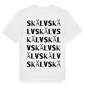 Skälv ordlek t-shirt – ekologisk bomull t-shirt från Pinshirt