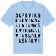 Blue Soul t-shirt med Skålvik ordlek t-shirt
