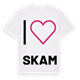 Jag älskar Skam t-shirt stort tryck