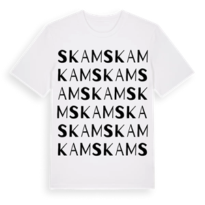 Skam ordlek t-shirt – ekologisk bomull t-shirt från Pinshirt