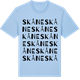 Blue Soul t-shirt med Skåne ordlek t-shirt