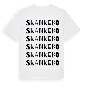 Skankebo ordlek t-shirt – ekologisk bomull t-shirt från Pinshirt