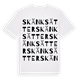 Skänksätter ordlek t-shirt