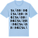 Blue Soul t-shirt med Skänninge ordlek t-shirt