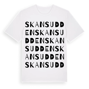 Skansudden ordlek t-shirt – ekologisk bomull t-shirt från Pinshirt