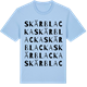 Blue Soul t-shirt med Skärblacka ordlek t-shirt