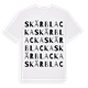 Skärblacka ordlek t-shirt