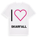 Jag älskar Skarfall t-shirt stort tryck